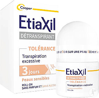 Etiaxil Déodorant Détranspirant Traitement Transpiration Excessive Tolérance Protection 3 Jours 15ml