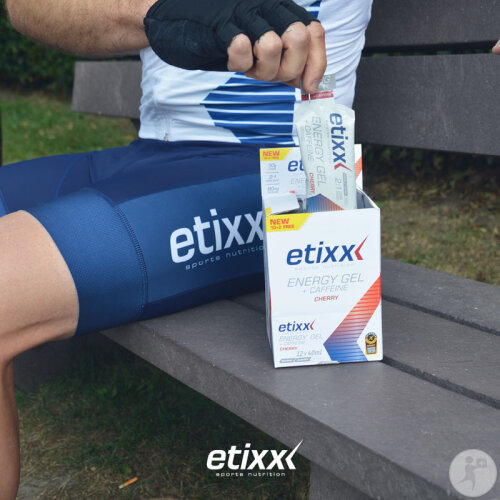 Etixx Energy Gel + Cafféine Cerise 12x40ml-5
