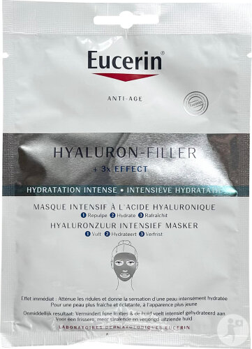 Eucerin Hyaluron-Filler + 3x Effect Masque Hydra Intense 1 Pièce