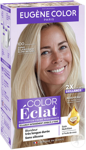 Eugene Color Color Éclat Super Éclaircissant Blond Naturel 100 1 Kit
