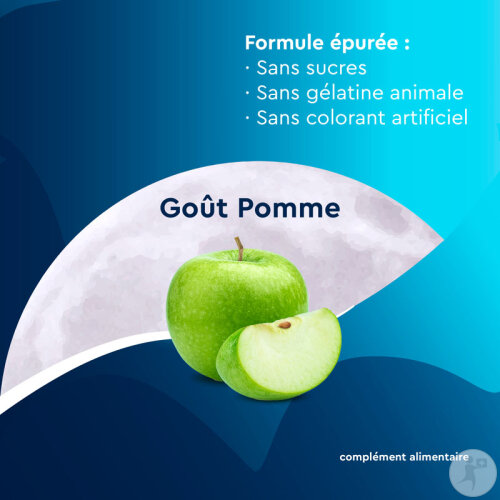 EuphytoseNuit Gomme Pomme Complément Alimentaire Endormissement Plus Rapide 30 Gommes-3