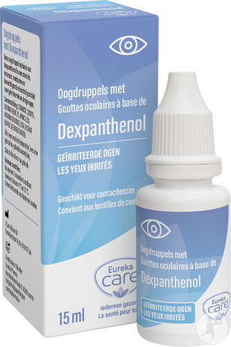 Eureka Care Gouttes Oculaires À La Dexpanthenol Et Provitamine B5 Yeux Irrités Flacon 15ml