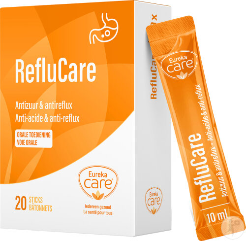 Eureka Care RefluCare Antiacide Et Antireflux 20 Bâtonnets