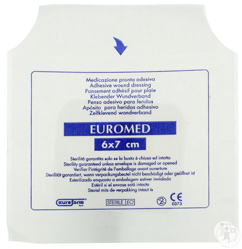 Euromed Pansement D'Ȋle Adhésif Stérile 6x7cm Pièce 1