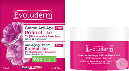 Evoluderm Crème Anti-Âge Jour Rétinol-Like Pot 50ml