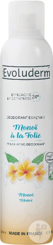 Evoluderm Déodorant Exaltant Monoï À La Folie 200ml