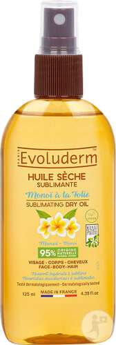 Evoluderm Huile Sèche Sublimante Monoï À La Folie 125ml