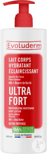 Evoluderm Lait Concentré Hydratant Eclaircissant Ultra Fort 500ml