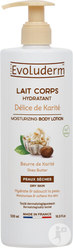Evoluderm Lait Corps Hydratant Délice De Karité 500ml
