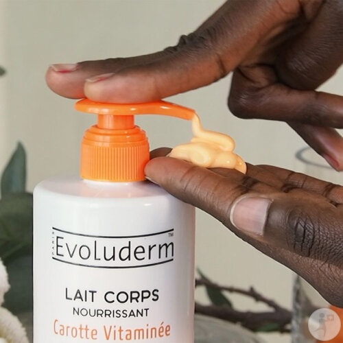 Lait Corporel éclaircissant Evoluderm - Très Haute Efficacité - Flacon 500ml - Neuf