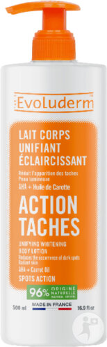 Evoluderm Lait Corps Unifiant Éclaircissant Action Taches 500ml