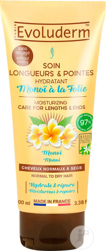 Evoluderm Soin Longueurs Et Pointes Monoï À La Folie Cheveux Normaux À Secs Tube 100ml