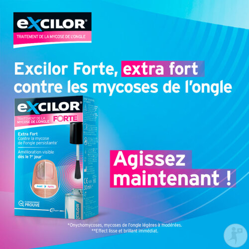 Excilor Forte Traitement De La Mycose De L'Ongle Extra Fort 30ml-8