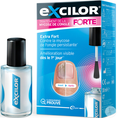 Excilor Forte Traitement De La Mycose De L'Ongle Extra Fort 30ml