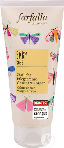 Farfalla Baby Crème De Soin Visage Et Corps Rose Tube 100ml