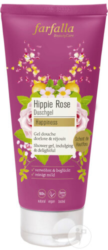 Farfalla Gel Douche Hippie Rose Tube 200ml