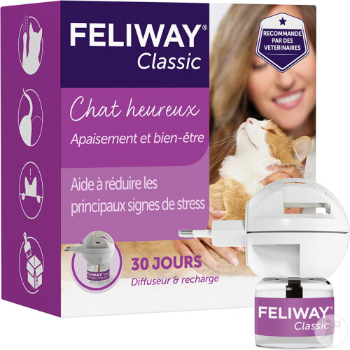 Feliway Classic Kit De Démarrage 1 Mois Diffuseur Et Flacon 48ml