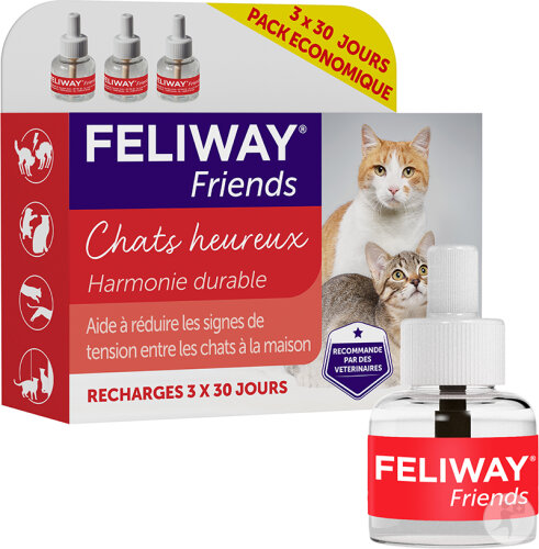 Feliway Friends Economy Pack 3 Mois Flacons 3x48ml