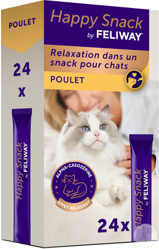 Feliway Happy Snack By Feliway Poulet 24x15g