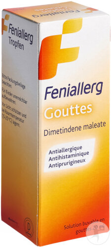 Feniallerg Goutte 1mg/ml Flacon 20ml