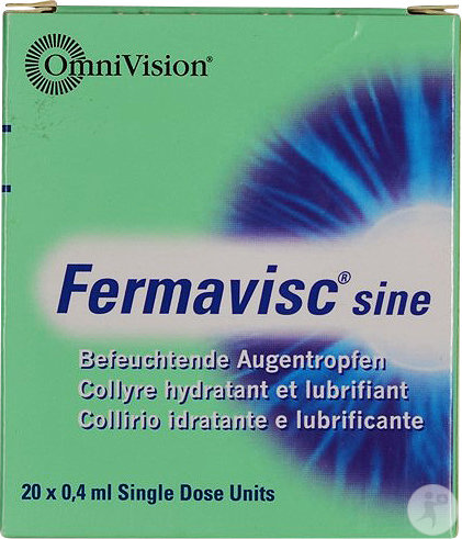 Fermavisc Sine Gouttes Oculaires Hydratantes Et Lubrifiantes Monodoses 20x0,4ml