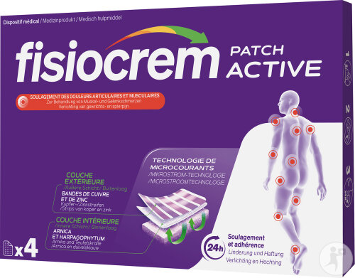 Fisiocrem Active Patch 4 Pièces