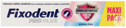 Lot De 3 Fixodent Pro Plus - Crème Fixative Pour Dentier 57g, Neuf Avec Emballage