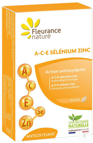 Fleurance Nature ACE Sélénium Zinc 30 Comprimés