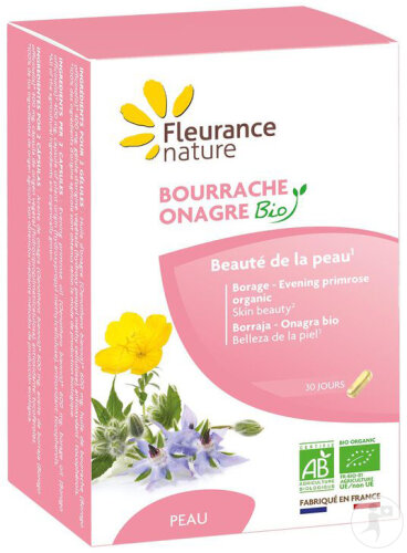 Fleurance Nature Bourrache Onagre Bio 60 Gélules