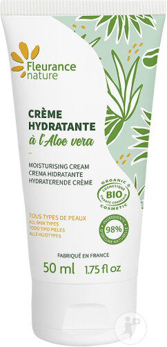 Fleurance Nature Crème Hydratante Visage À L'Aloe Vera Tube 50ml
