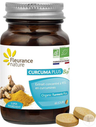 Fleurance Nature Curcuma Plus Bio 60 Jours 60 Capsules