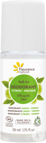 Fleurance Nature Déodorant Citron-Verveine Efficacité 24h Roll-On 50ml