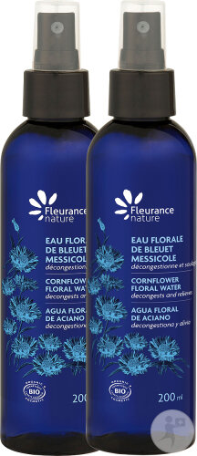 Fleurance Nature Eau Florale De Bleuet Messicole Bio Spray 2x200ml Promopack