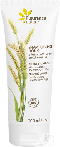 Fleurance Nature Shampoing Doux À L'Hamamélis Et Aux Protéines De Blé Bio Tube 200ml