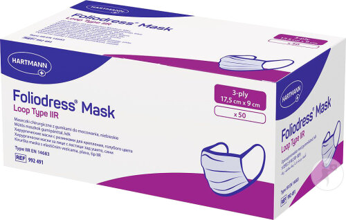 Foliodress Mask Loop Type IIR 50 Pièces