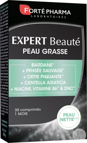 Forté Pharma Expert Beauté Peau Grasse 30 Comprimés