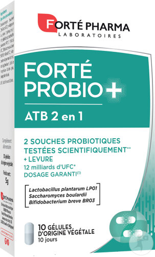 Forté Pharma Forté Probio+ ATB 2en1 10 Gélules