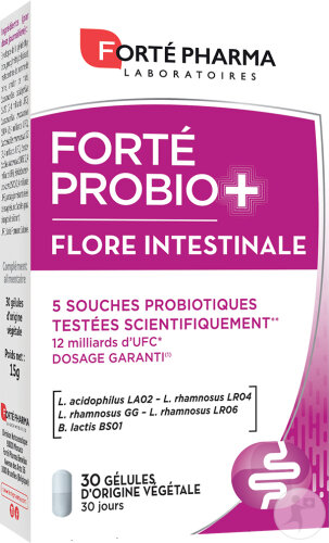 Forté Pharma Forté Probio+ Flore Intestinale 30 Gélules