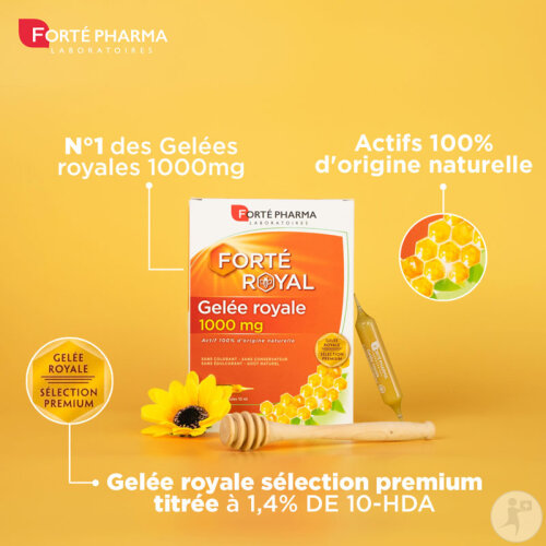 Forté Pharma Forté Royal Gelée Royale 1000mg Ampoules 20x10ml-3