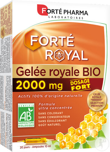 Forté Pharma Forté Royal Gelée Royale 2000mg 20 Ampoules