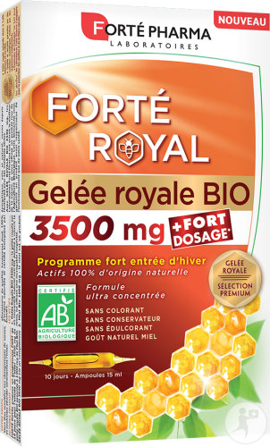 Forté Pharma Forté Royal Gelée Royal Gelée Royale 3500mg Ampoules 10x15ml