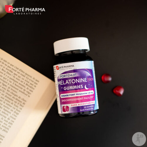 Complément Alimentaire FORTE PHARMA Fortenuit Gummies 60 Gommes Goût Myrtille - Pér. 12/2025