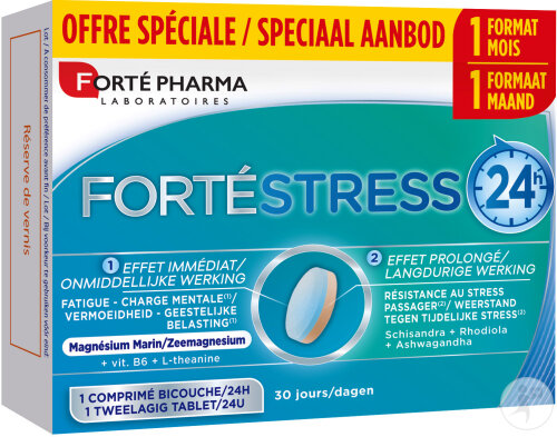 Forté Pharma FortéStress 24H 30 Comprimés