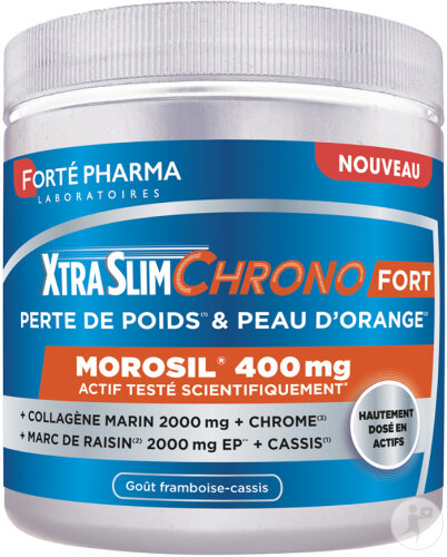 Forté Pharma Xtraslim Chrono Fort Avec Morosil Perte De Poids Et Peau D’Orange Pot 205g