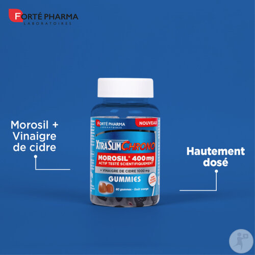 Forté Pharma Xtraslim Chrono Gummies Avec Morosil 60 Gommes-3