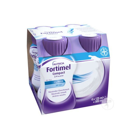 Fortimel Compact 2.4kcal Arôme Neutre Complément Nutritionnel Dénutrition Bouteilles 4x125ml-3