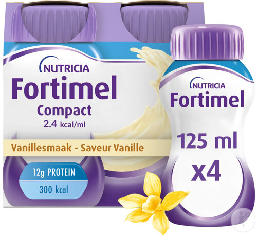 Fortimel Compact 2,4kcal Vanille 4x125ml