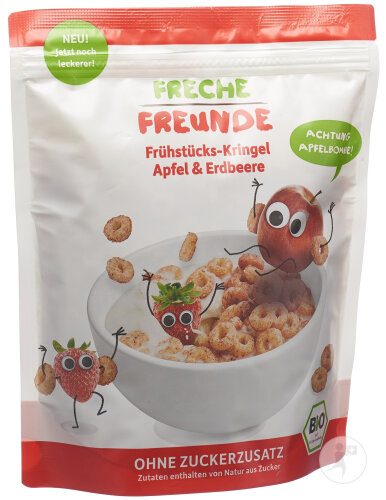 Freche Freunde Céréales Petit Déjeuner Pommes Et Fraises 125g