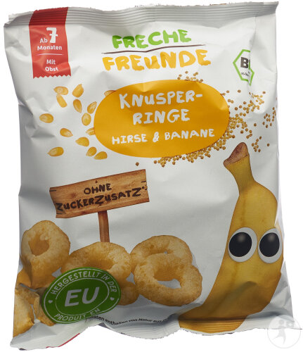 Freche Freunde Rondelles Croquantes Millet Et Banane 20g