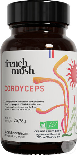 French Mush Extrait Cordyceps 56 Gélules